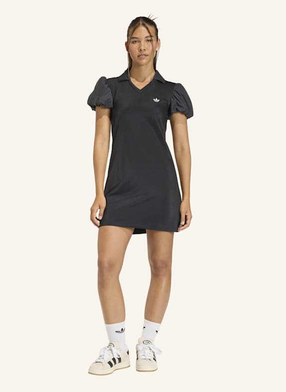 adidas Originals KLEID MIT BALLONÄRMELN SCHWARZ