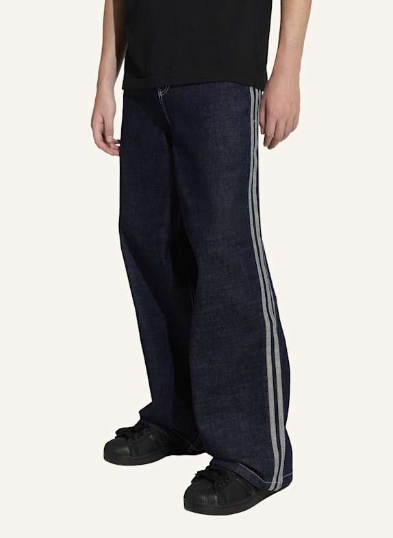 adidas Originals 90S ALTERNATIVE SPORT WIDE LEG SKATER JEANS BLAU