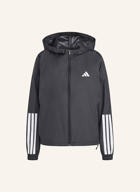 adidas HYPERGLAM 3-STREIFEN WINDBREAKER SCHWARZ