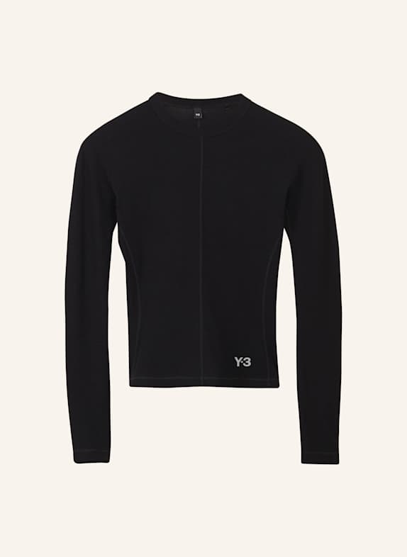 Y-3 Y-3 FITTED LONGSLEEVE SCHWARZ