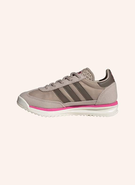 adidas Originals SL 72 RS ELASTIC LACES KIDS SCHUH BEIGE/ BRAUN/ ROSA