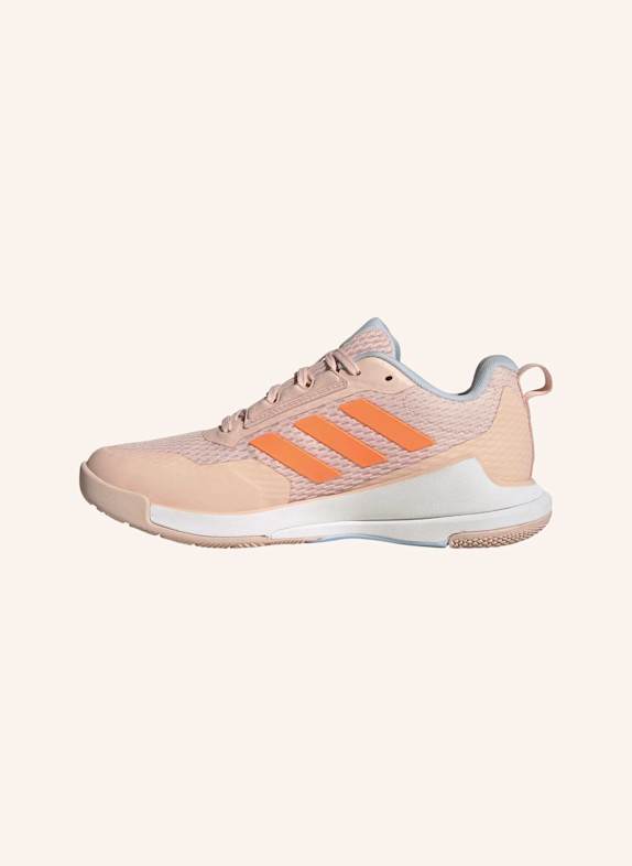 adidas Indoorschuhe NOVAFLIGHT 2 ROSA/ ORANGE/ WEISS