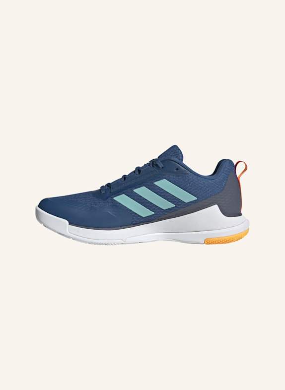 adidas Indoorschuhe NOVAFLIGHT 2 BLAU/ GRÜN/ SCHWARZ