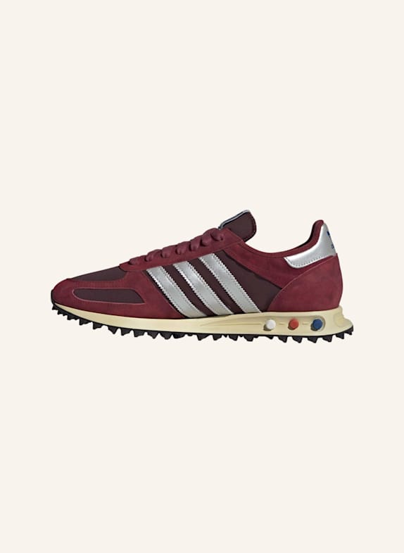 adidas Originals LA TRAINER OG SCHUHE ROT/ SILBER