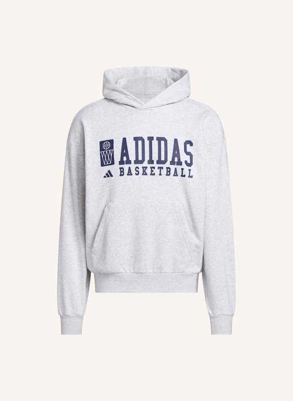 adidas ADIDAS BASKETBALL GRAPHIC HOODIE GRAU