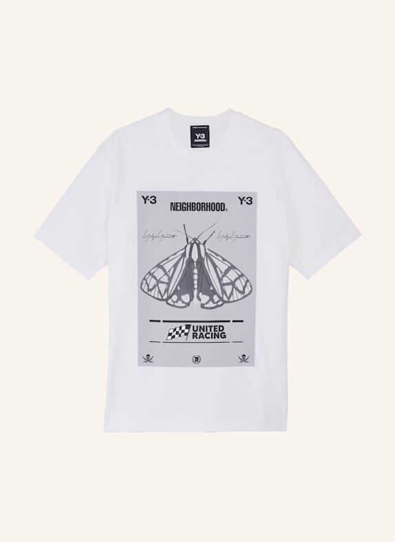 Y-3 Y-3 NBHD GRAFIK-T-SHIRT WEISS