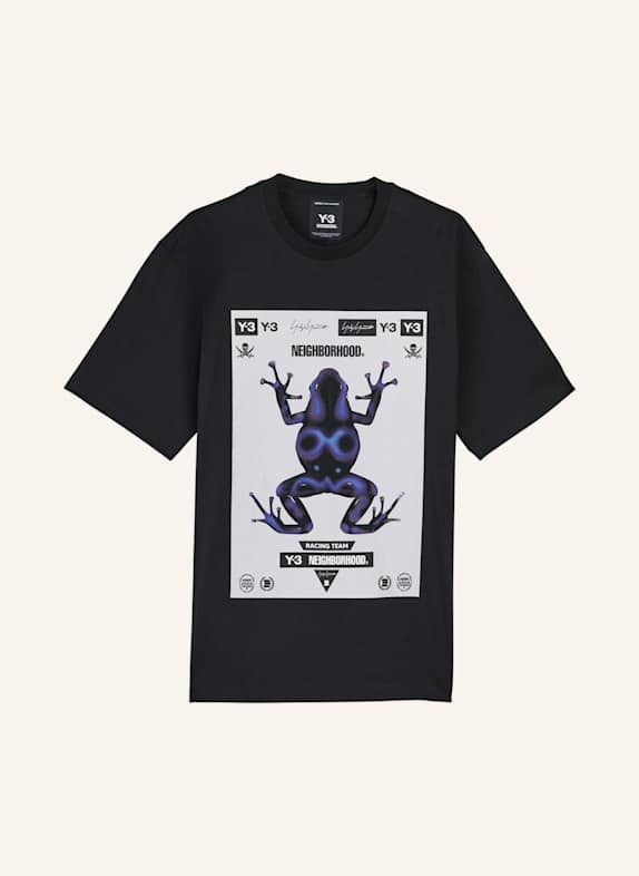 Y-3 Y-3 NBHD GRAFIK-T-SHIRT SCHWARZ