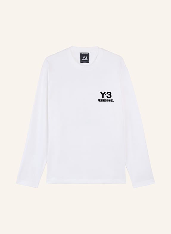 Y-3 Y-3 NBHD LOGO LS SHIRT WEISS