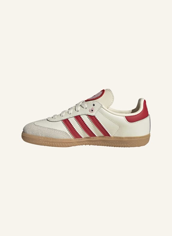 adidas Originals SAMBA OG SCHUH WEISS/ ROT/ BEIGE