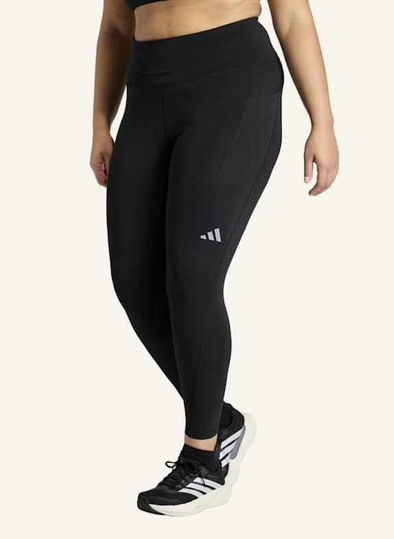 adidas ADI365 CLIMACOOL RUNNING 7/8 LEGGINGS (GROSSE GRÖSSEN) SCHWARZ
