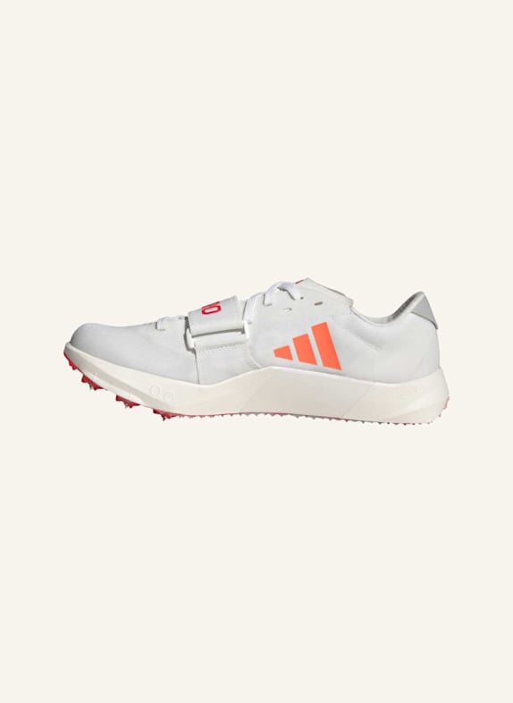 adidas ADIZERO TJ/PV LEICHTATHLETIKSCHUH WEISS/ ORANGE/ ROT