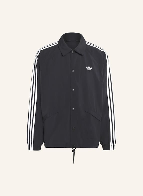adidas Originals 3-STREIFEN COACH JACKE SCHWARZ