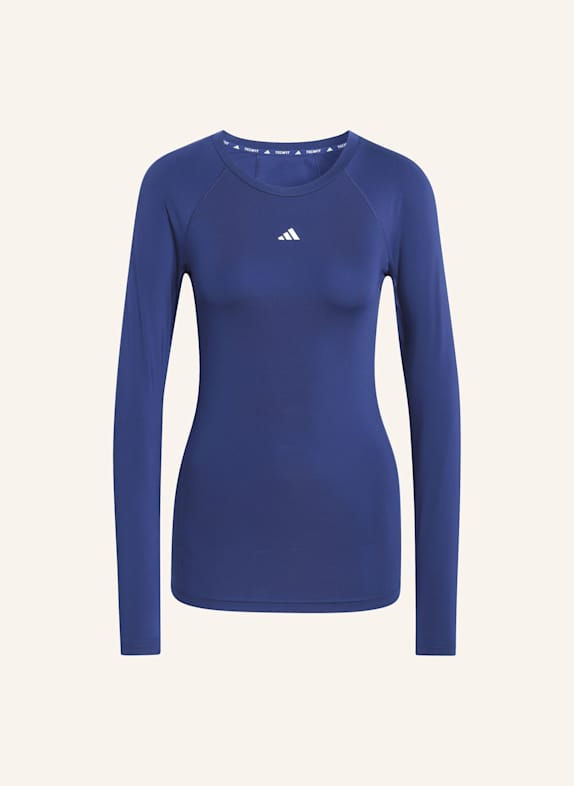 adidas Longsleeve TECHFIT BLAU