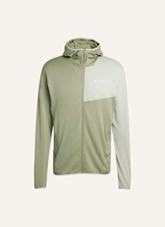 adidas TERREX TERREX XPERIOR CLIMAWARM LIGHT FLEECE KAPUZENJACKE GRÜN