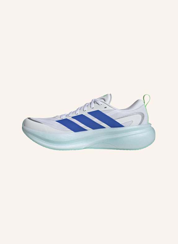 adidas Laufschuhe SUPERNOVA GLIDE WEISS/ BLAU/ NEONGRÜN