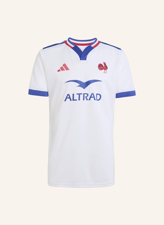 adidas FRANKREICH RUGBY REPLICA ALTERNATE TRIKOT WEISS