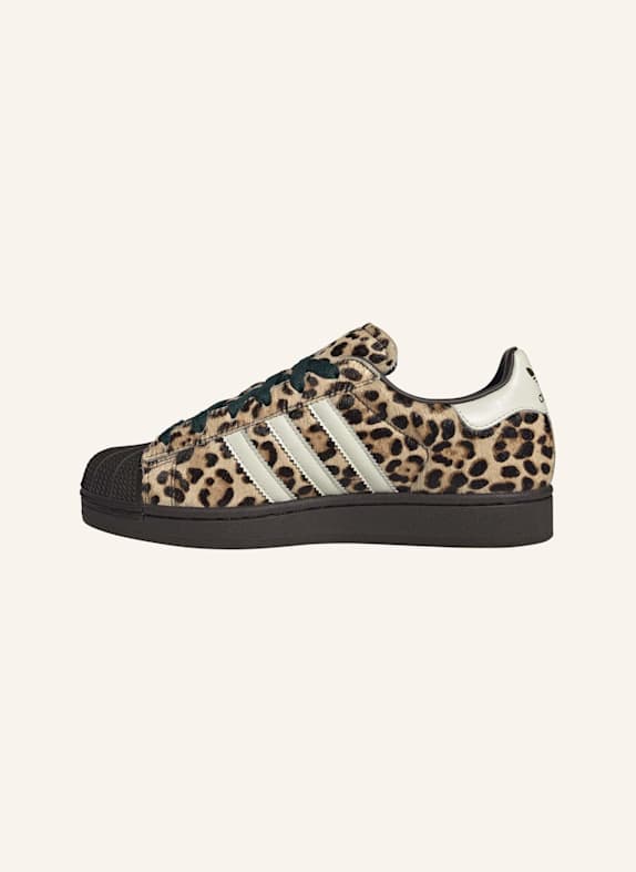 adidas Originals SUPERSTAR II SCHUH BRAUN/ WEISS/ GOLD