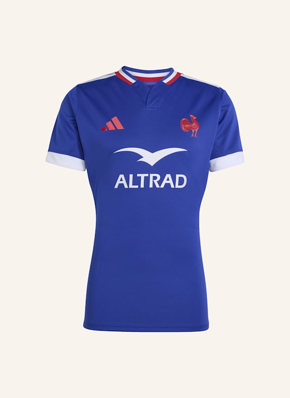 adidas FRANKREICH RUGBY PERFORMANCE-PASSFORM REPLICA JERSEY BLAU