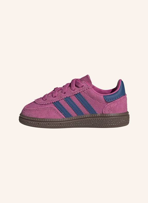 adidas Originals HANDBALL SPEZIAL COMFORT CLOSURE ELASTIC LACE KIDS SCHUH NEONROSA/ BLAU/ BEIGE