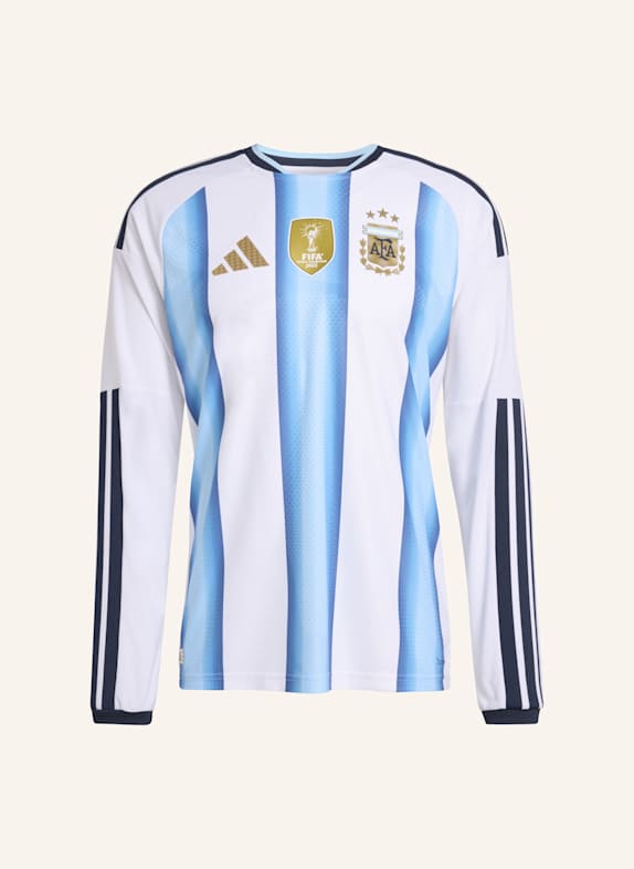 adidas ARGENTINIEN 26 AUTHENTIC HEIMTRIKOT, LANGÄRMLIG WEISS/ BLAU