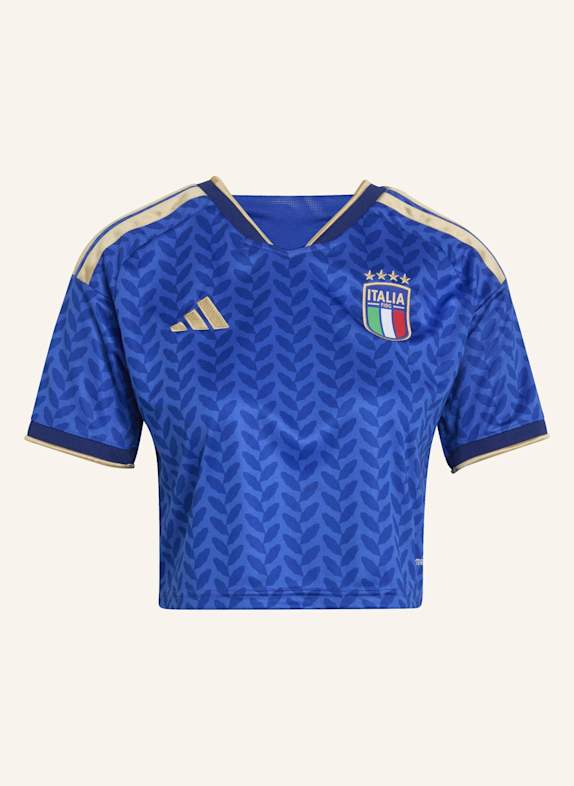 adidas KÜRZER GESCHNITTENES ITALIEN 26 HEIMTRIKOT BLAU
