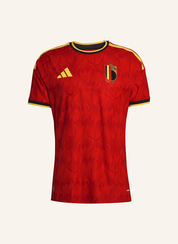 adidas AUTHENTISCHES BELGIEN 26 HEIMTRIKOT ROT/ GOLD