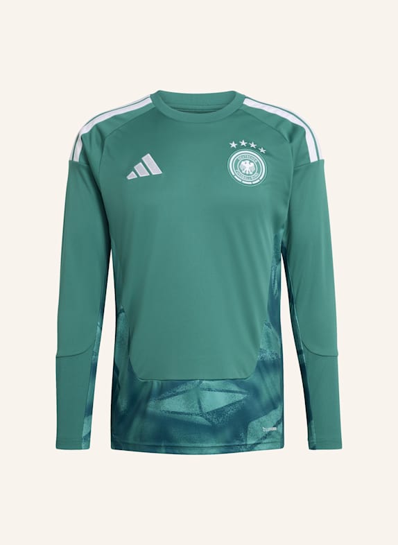adidas DEUTSCHLAND 26 LANGÄRMELIGES TORWART-HEIMTRIKOT GRÜN