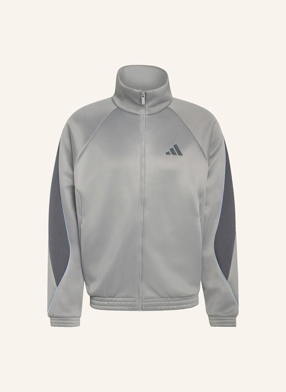 adidas STADIUM TRAININGSJACKE GRAU/ BLAU