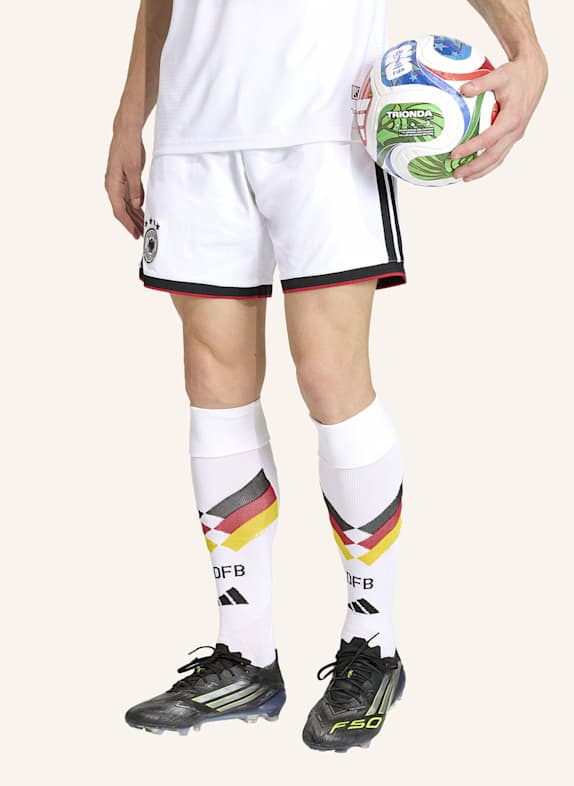 adidas DEUTSCHLAND 26 AUTHENTIC HEIMSHORTS WEISS