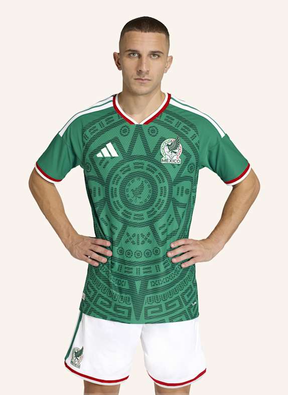 adidas MEXIKO 2026 AUTHENTIC HEIMTRIKOT GRÜN