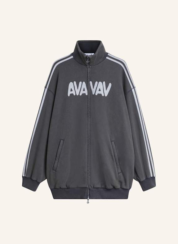 adidas Originals ADIDAS ORIGINALS BY AVAVAV TRAININGSJACKE AUS FRENCH TERRY GRAU