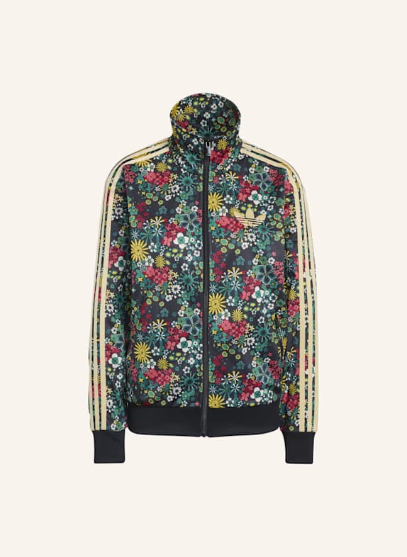 adidas Originals ADIDAS ORIGINALS X LIBERTY LONDON FIREBIRD JACKE SCHWARZ/ GRÜN/ GELB