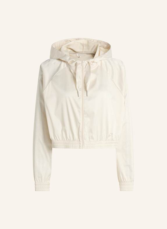 adidas Originals PEARL CROPPED ZIP KAPUZENJACKE WEISS