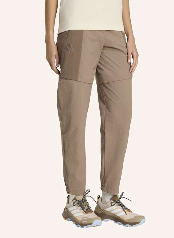 adidas TERREX TERREX XPERIOR UTILITAS CLIMA365 ZIP-OFF-HOSE BRAUN