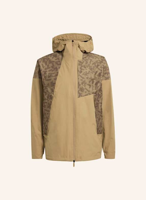 adidas TERREX TERREX XPERIOR 2.5 LAYER HYBRID PRIMEKNIT CLIMAPROOF JACKE BRAUN