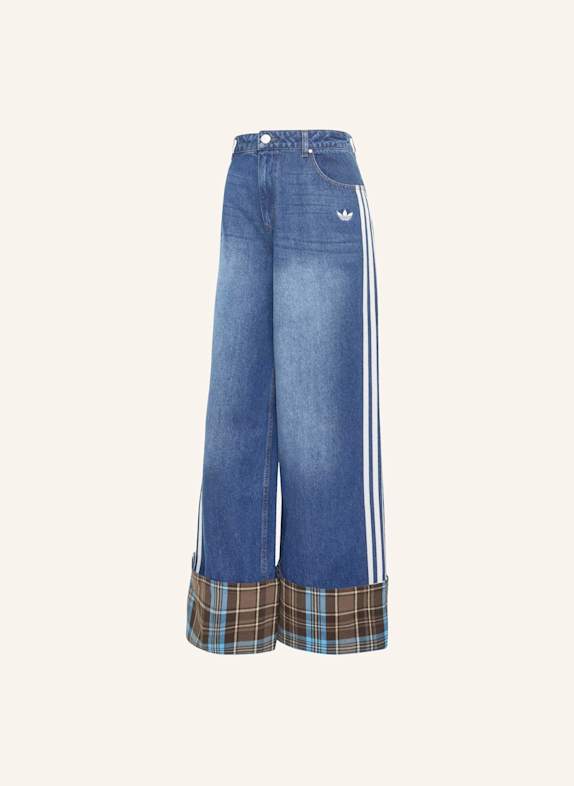 adidas Originals Wide Leg Jeans VINTAGE BLAU