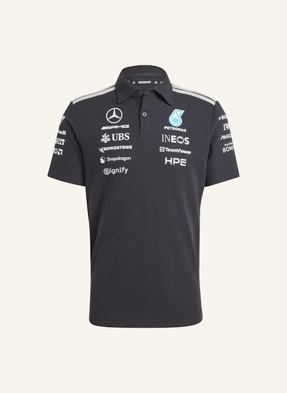 adidas MERCEDES - AMG PETRONAS FORMULA 1 TEAM ENGINEERS POLOSHIRT SCHWARZ