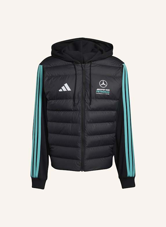 adidas MERCEDES-AMG PETRONAS FORMULA 1 TEAM DNA PUFFER JACKE SCHWARZ