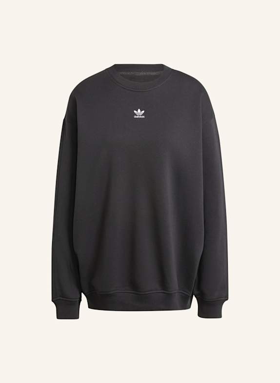 adidas Originals ESSENTIALS LONG OVERSIZED SWEATSHIRT SCHWARZ