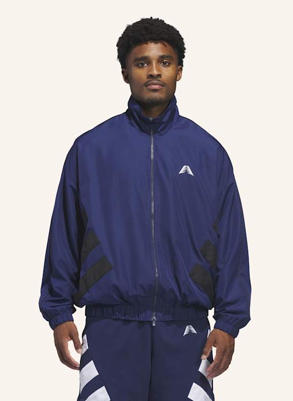 adidas ANTHONY EDWARDS FOUNDATION ORIGINALS JACKE BLAU