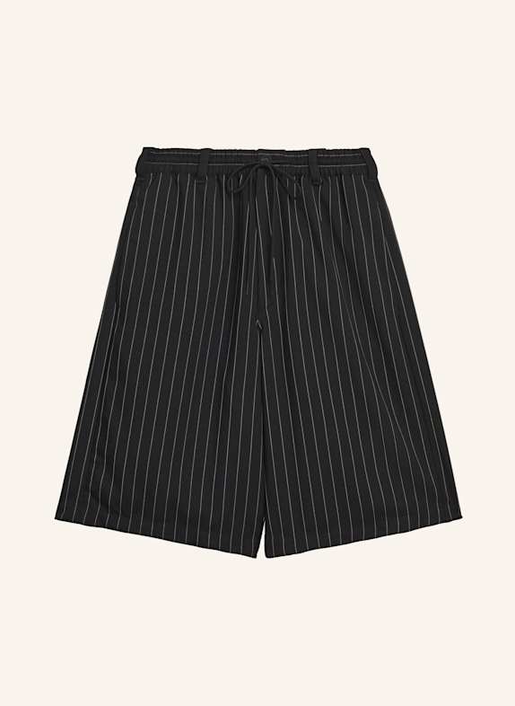 Y-3 Y-3 SPORT UNIFORM SHORTS MIT NADELSTREIFEN SCHWARZ