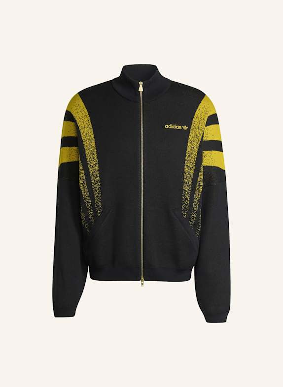 adidas Originals SANTIAGO LOOSE FULLY FASHION KNIT JACKE SCHWARZ