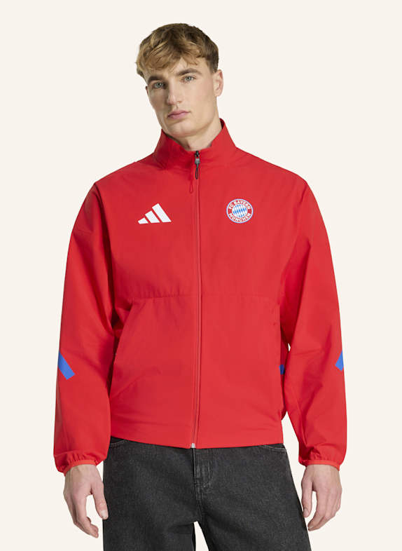 adidas FC BAYERN MÜNCHEN Z.N.E. ANTHEM JACKE ROT