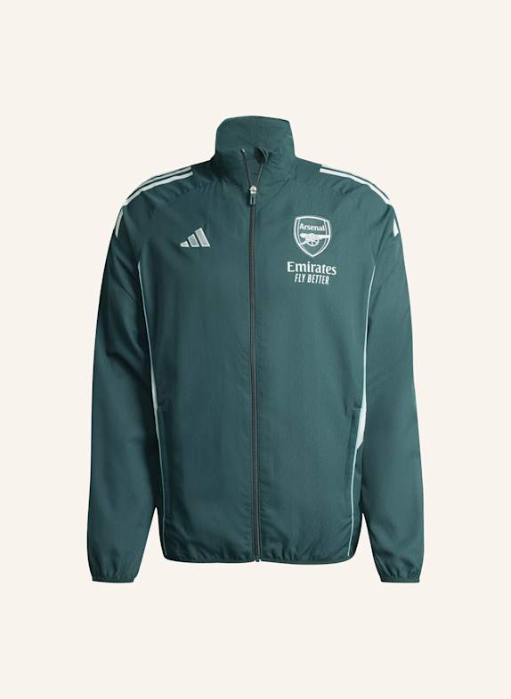 adidas FC ARSENAL TIRO 25 COMPETITION PRÄSENTATIONSJACKE GRÜN