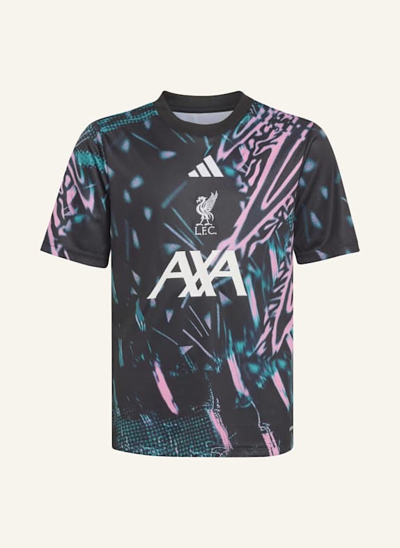 adidas LIVERPOOL FC 25/26 KIDS PRE-MATCH SHIRT SCHWARZ/ GRÜN/ PINK