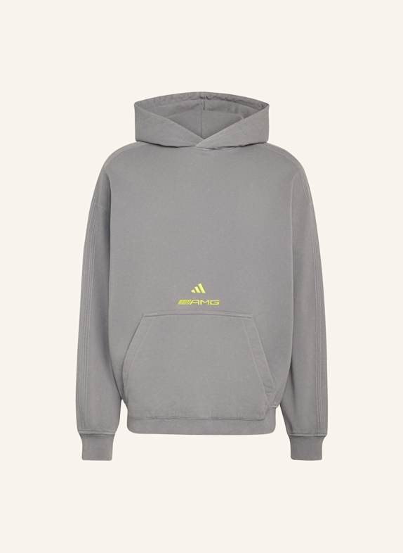 adidas AMG WASHED HOODIE GRAU