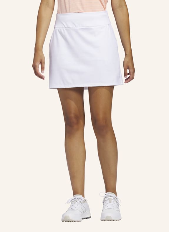 adidas ULTIMATE365 SOLID SKORT, GEWIRKTES MATERIAL WEISS