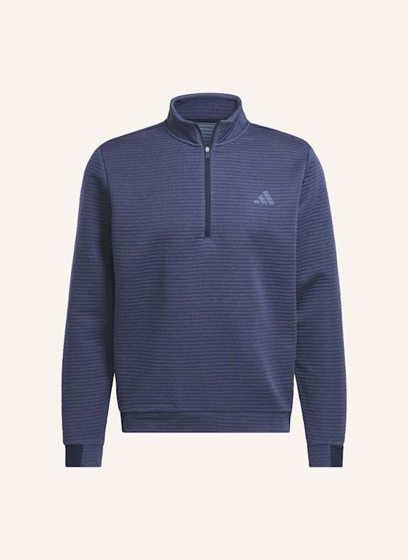 adidas ULTIMATE365 DWR TEXTURED QUARTER ZIP PULLOVER BLAU