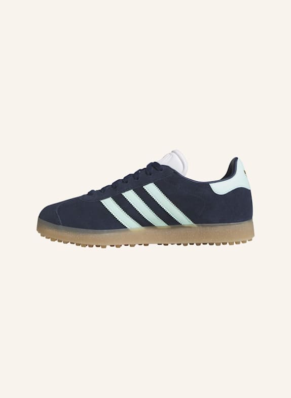 adidas GAZELLE SPIKELESS GOLFSCHUH BLAU/ GRÜN/ WEISS