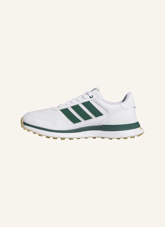 adidas S2G 26 LEATHER SPIKELESS GOLFSCHUH WEISS/ GRÜN/ BEIGE